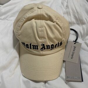 Palm Angels Tan Baseball Cap